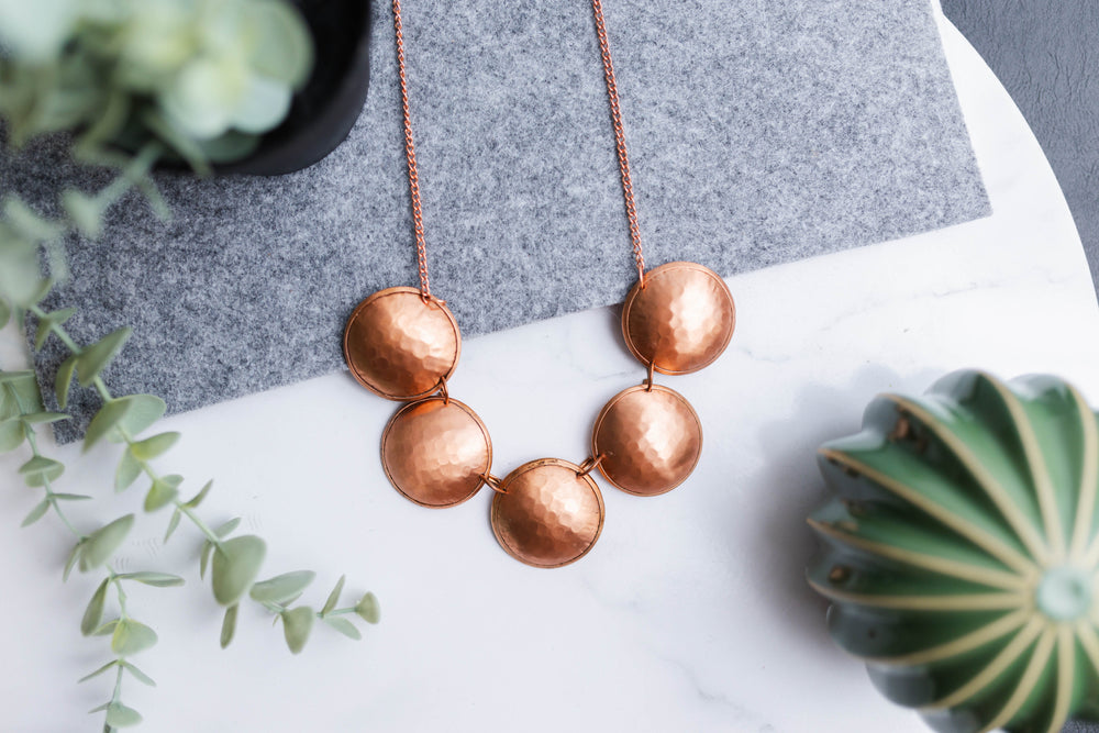 Chunky Copper Necklace
