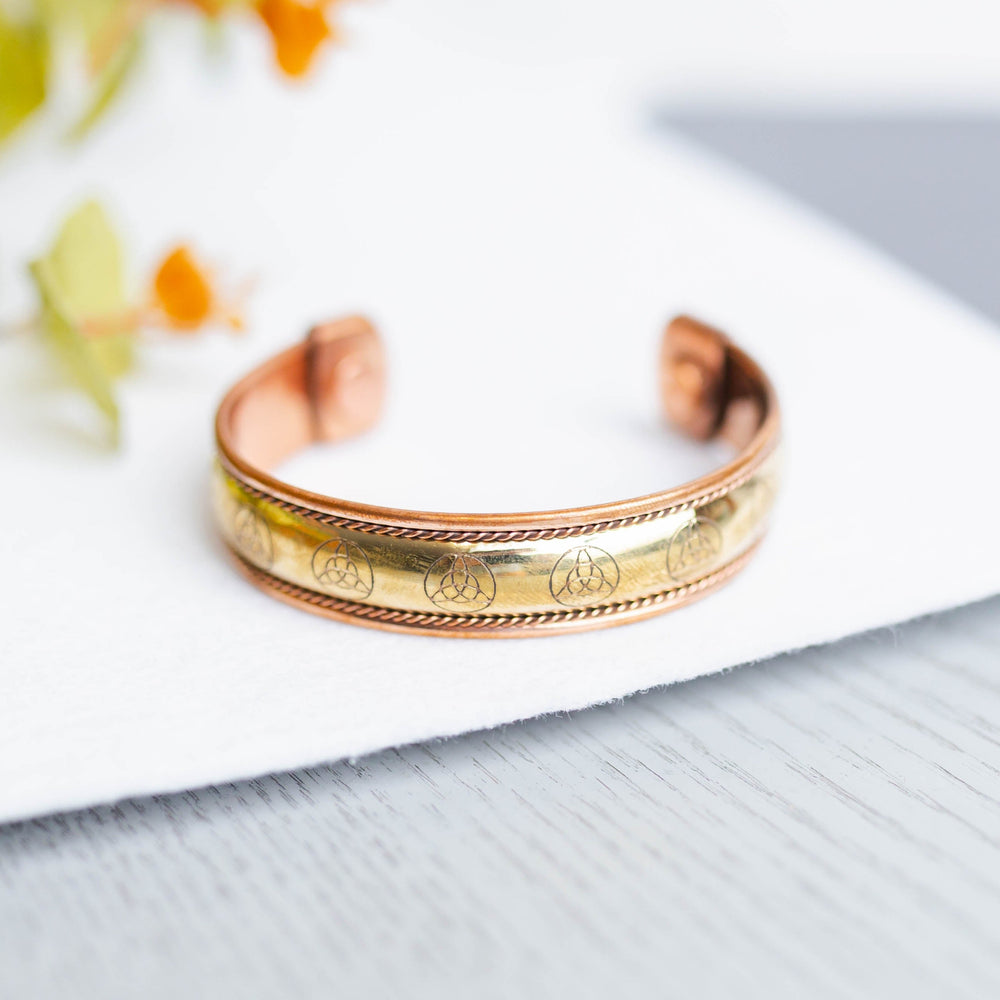 Triquetra / Magnetic / Copper Bracelet