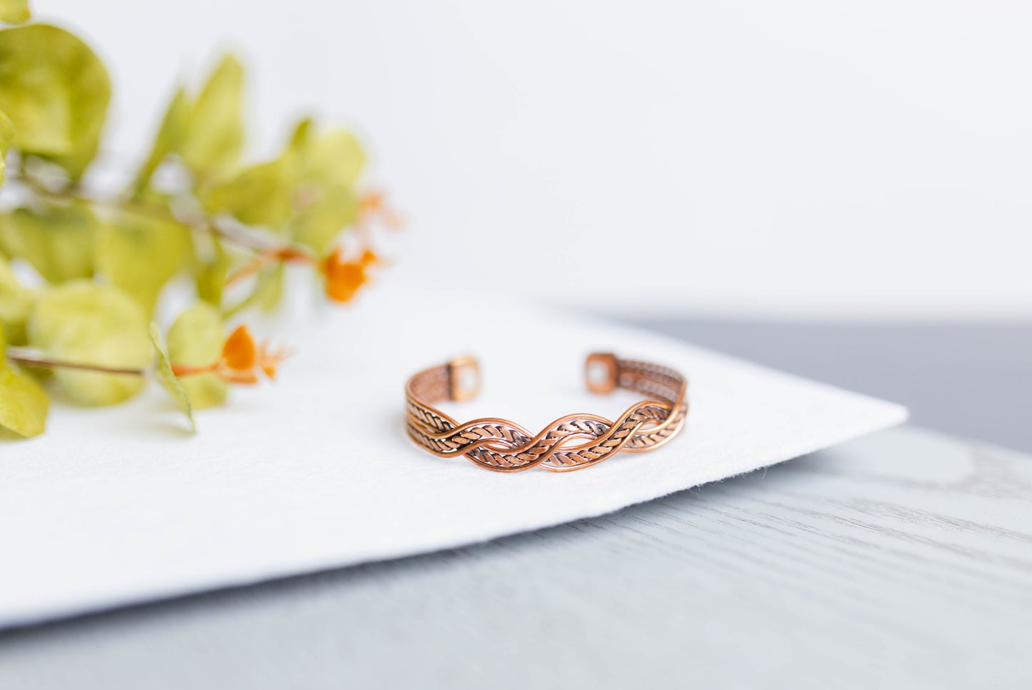 
                  
                    Braid / Magnetic / Copper Bracelet
                  
                