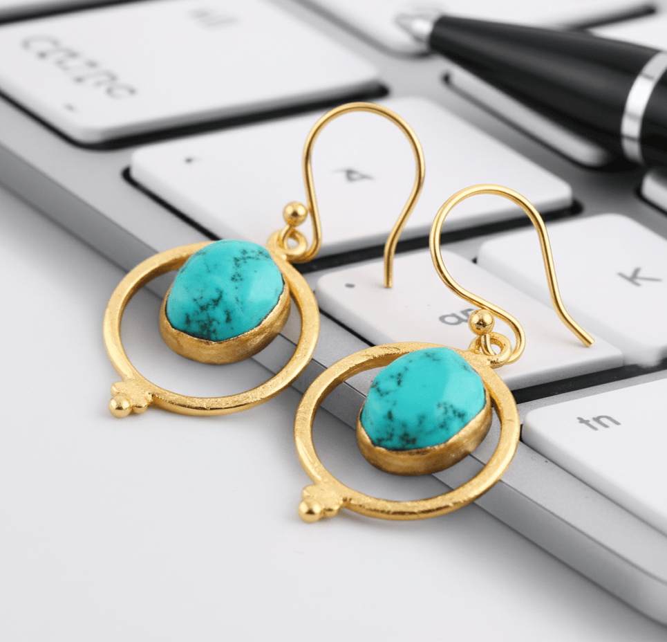 Turquoise Boho Vibe Earrings